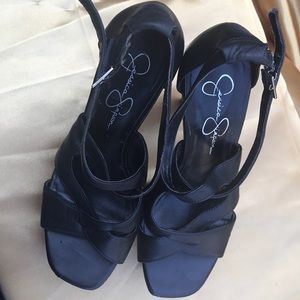 Jessica Simpson black heels